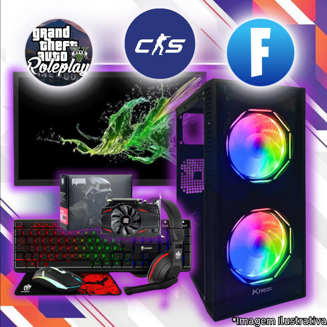 Nº5 - (PC0018) SETUP i7 3ª + RX 550 - R$2.790,00