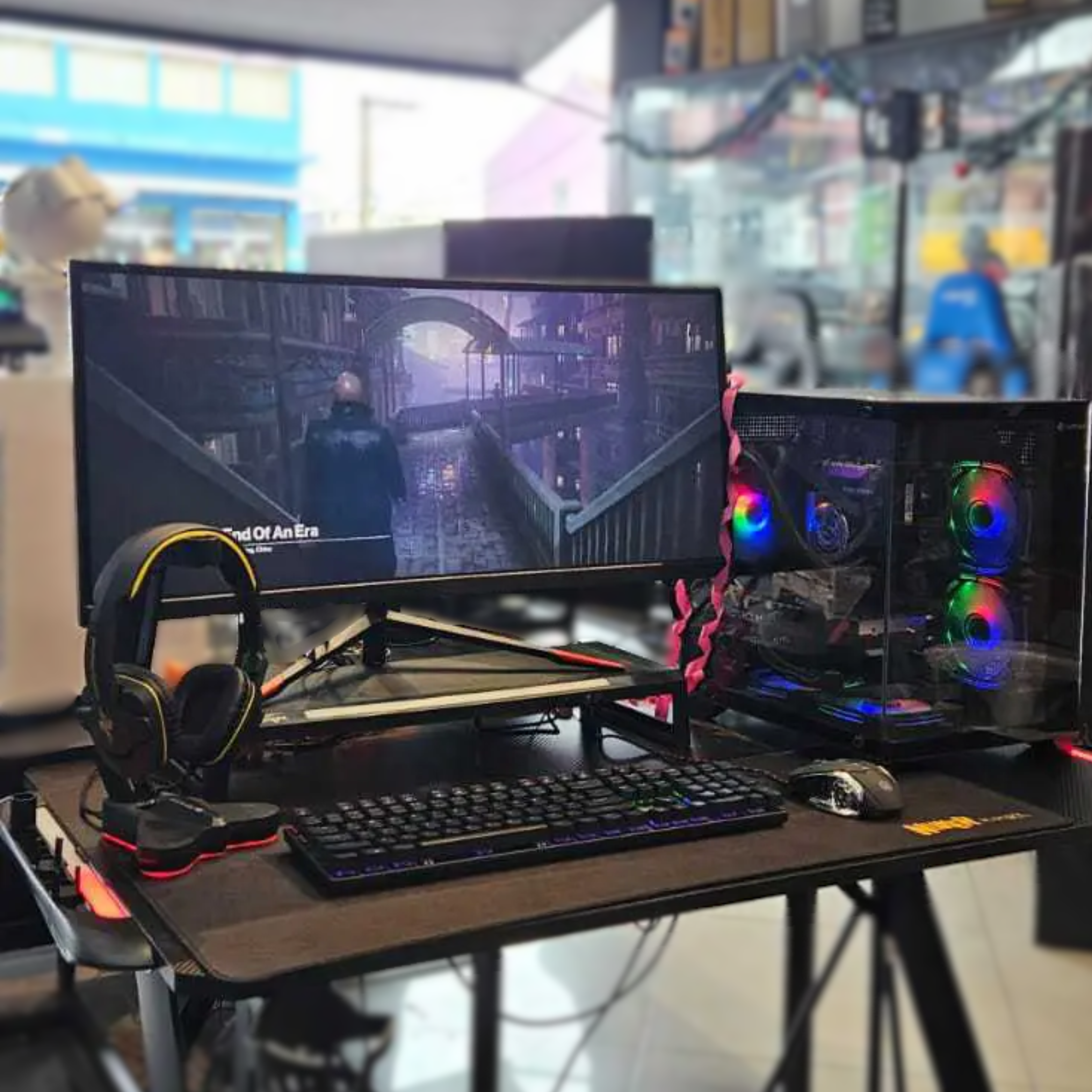 Nº5 - (PC0067) SETUP i5-12400F(12º Gen) + RTX 4060 E GABINETE AQUÁRIO