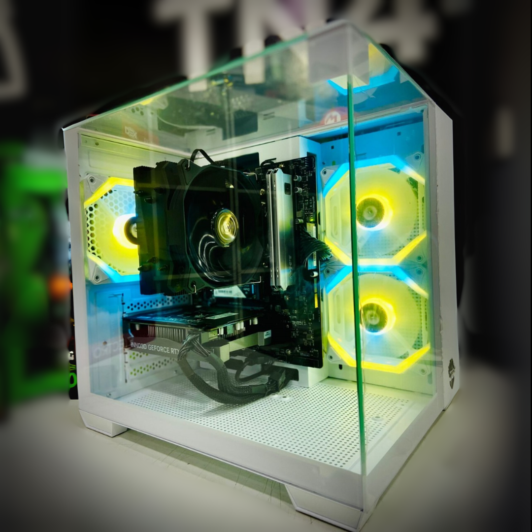 Nº7 - (PC0080)Ryzen 7500F + RTX 4060 E GABINETE AQUÁRIO